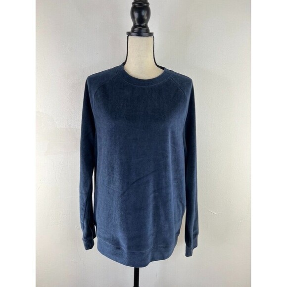 Open Edit Men's Navy Eclipse Long Sleeve Sweatshirt SZ XL - Picture 1 of 4